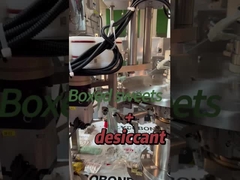 Автоматическая роторная машина для фасовки и упаковки в пакеты на восемь станций