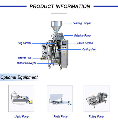 Fully Automatic PLC-Controlled Vertical Packaging Machine for Food Liquid Filling, Labeling, and Multi-Function Roll Film Pouch Making